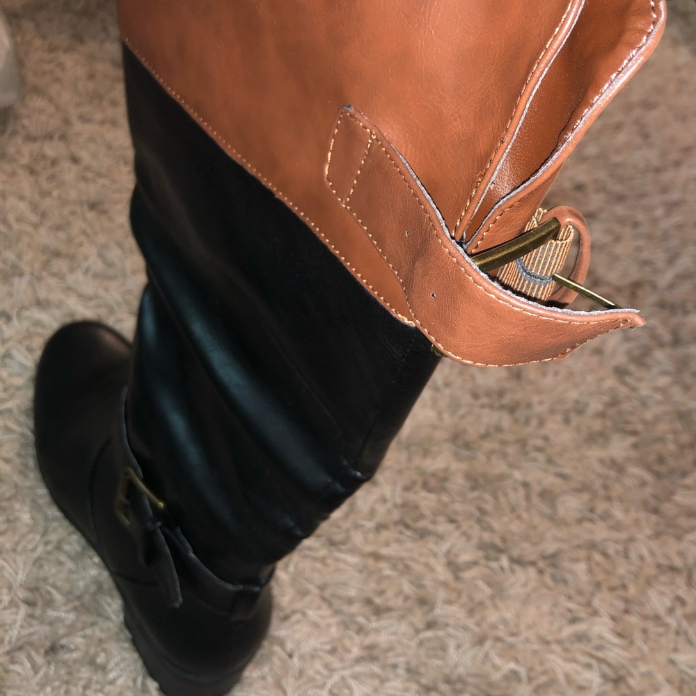 Rampage boots. Black and brown leather. - Picture 3 of 3